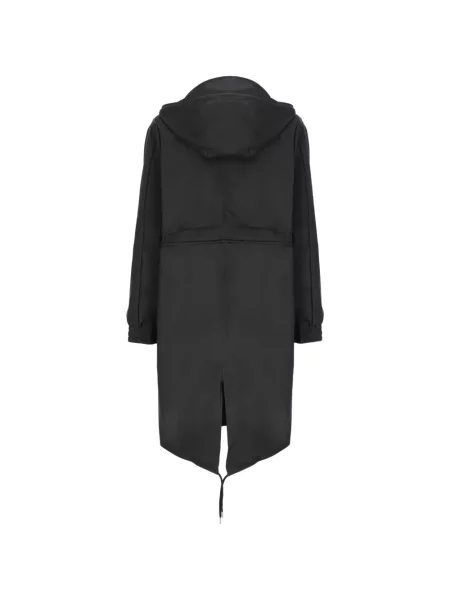 Geacă parka Rains cu glugă negru