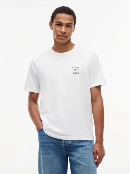 TOMMY HILFIGER Tricou alb