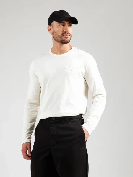 Tricou mânecă lungă Gant bej