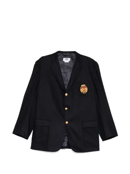 Sacou Junya Watanabe Man cu broderie albastru