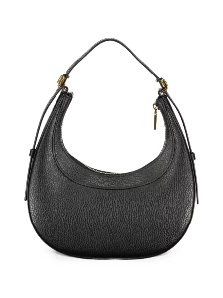 Kožna shopper torbica Coccinelle crna