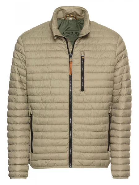 Зимова куртка Camel Active Blouson quilted los сіро-зелений синтетичний зелена