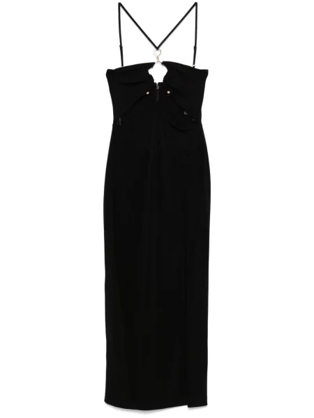 Rochie midi Nissa până la genunchi de costum negru