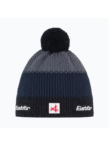 Czapka zimowa Eisbar Star Pompon SA black/cobalt/anthracite czarna