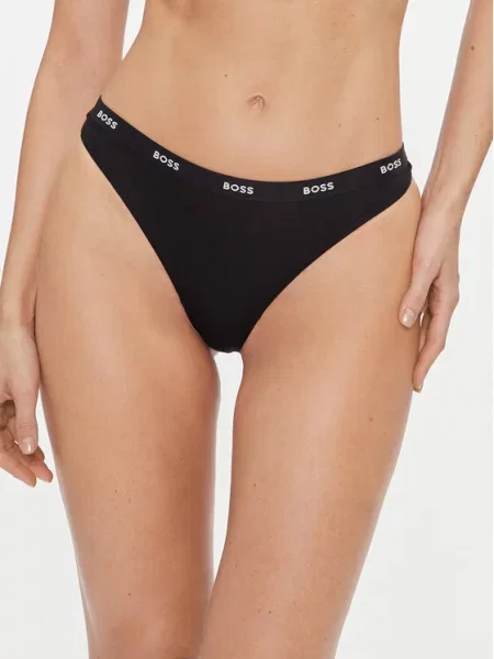 Boss Siaurikės Thong Cl juoda