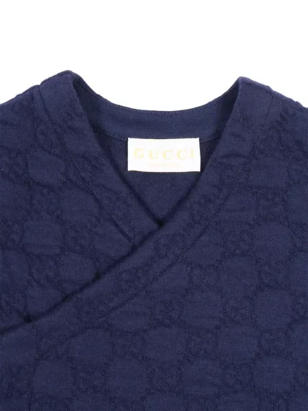 Spodnie dziecięce Gucci niebieskie