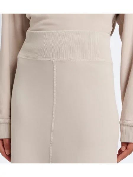 Fusta maxi Marant Etoile din jerseu bej