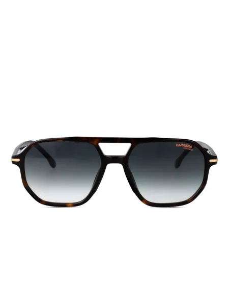 Ochelari de soare Carrera cu imprimeu geometric maro