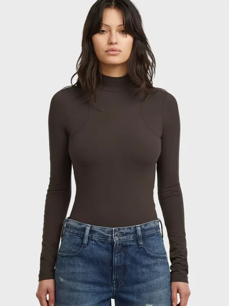 Водолазка G-star Raw коричнева