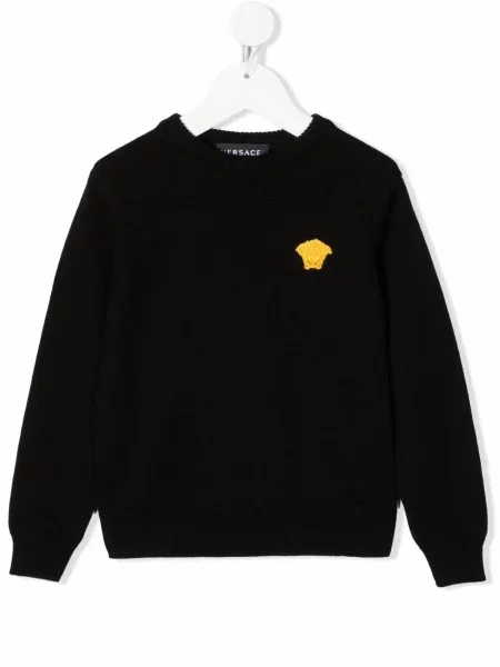 Sweter dziecięcy Versace czarny