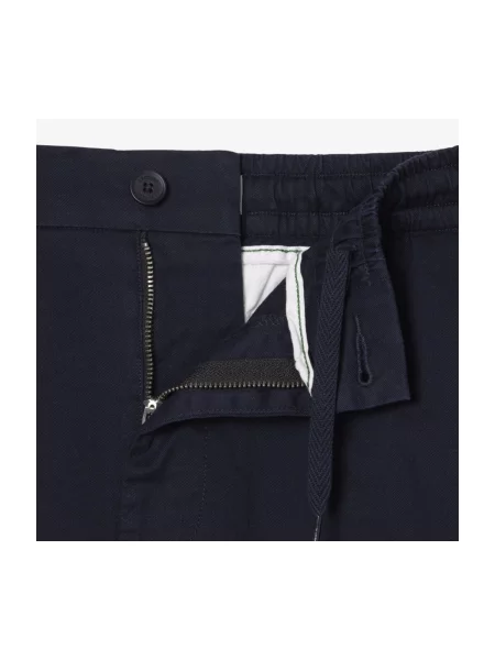 Talie elastică pantaloni Lacoste albastru