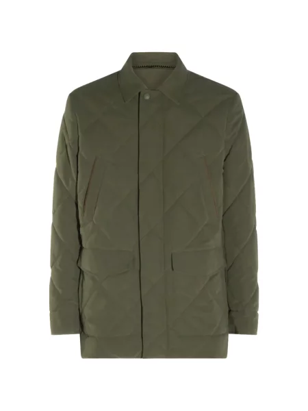 Matlasat palton Canali verde