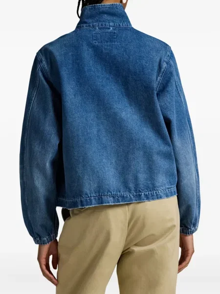 Slip de baie Polo Ralph Lauren alergare cu cordon cu imagine alb