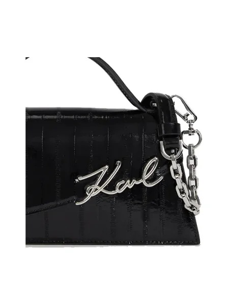 Kabelka Karl Lagerfeld K/Signature čierna