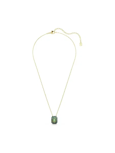 Swarovski naszyjnik dziecięcy pozłacany z cyrkonią SUBLIMA zielony