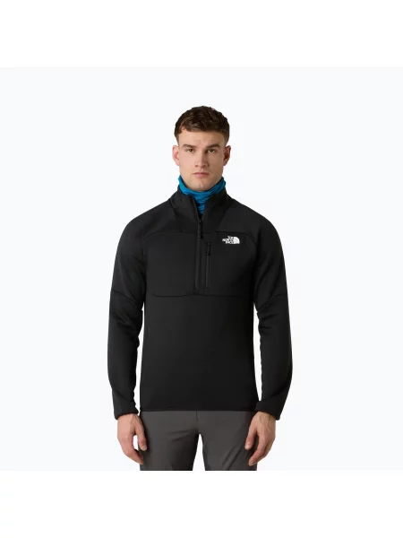 Hanorac din fleece The North Face din fleece negru
