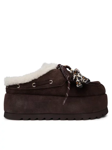 Cizme de zăpadă Steve Madden Cuddly închis maro