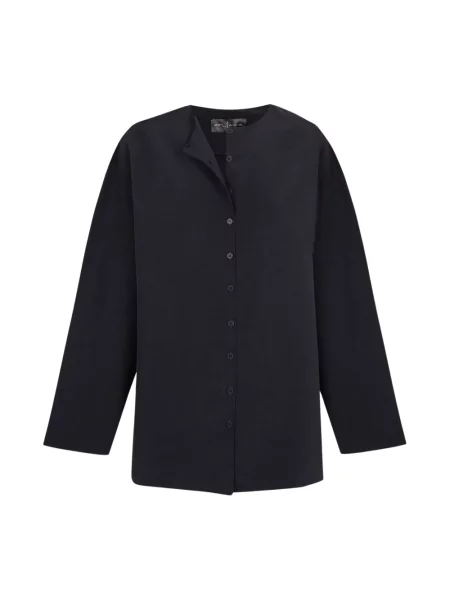 Lniana koszula oversize Cortana niebieska