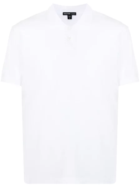 Polo James Perse din jerseu alb