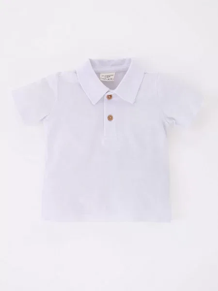 Tricou copii Defacto alb
