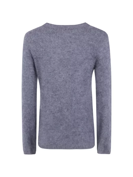Πουλόβερ Absolut Cashmere κασμίρ με στρογγυλή λαιμόκοψη γκρι