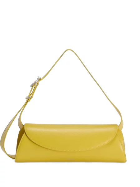Geantă Jil Sander din piele galben