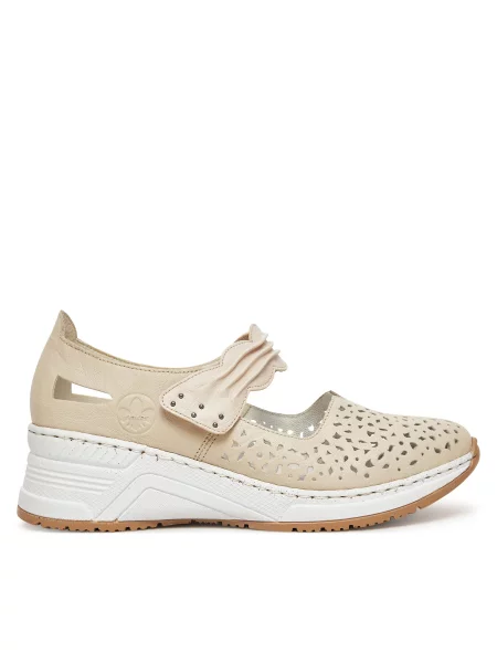 Poltopánky Rieker béžová