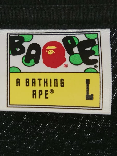 Tricou A Bathing Ape® cu imagine negru