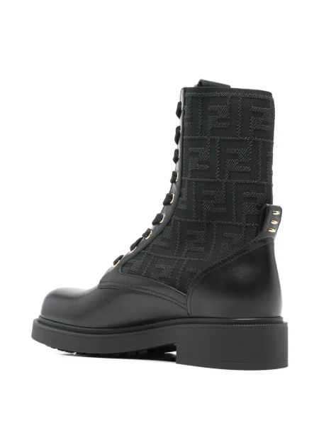 Cizme scurte Fendi stretch negru