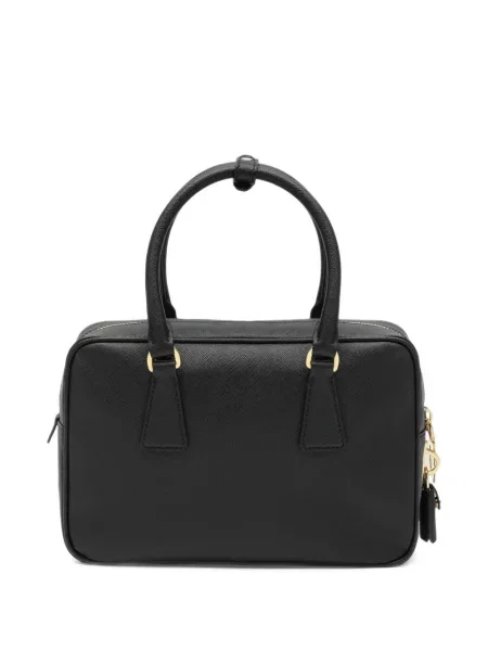 Top Prada din piele negru