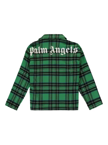 Koszula dziecięca Palm Angels zielona
