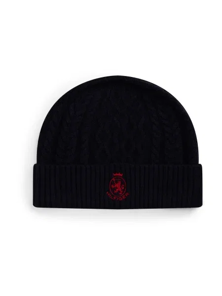 Tommy Hilfiger Căciulă Crest Bleumarin roșu
