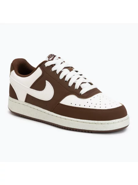 Tenisky Nike Court Vision Low sail/cacao wow/coconut milk/sail hnědé