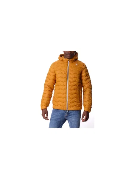 K-Way Jack Quilted Warm Yellow Inca Mężczyźni Kurtki K-WAY Pomarańczowy Size: L żółta