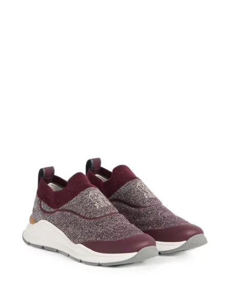 Sneakersy dziecięce Brunello Cucinelli czerwone