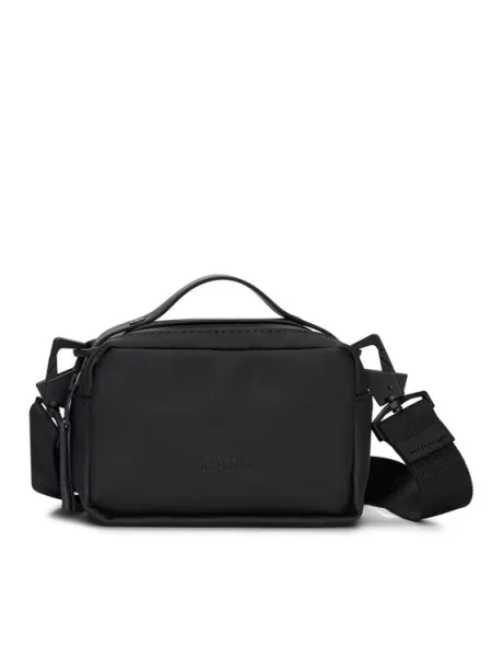 Rains Box Bag Micro Black Unisex Plecaki i torby Rains Size: One size czarny