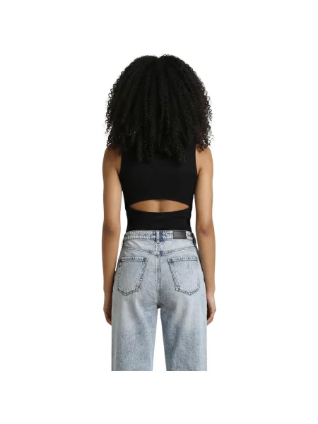 Denim ruha Calvin Klein Jeans fekete