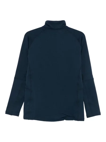 Geacă Rossignol din fleece de jumătate de fermoar albastru