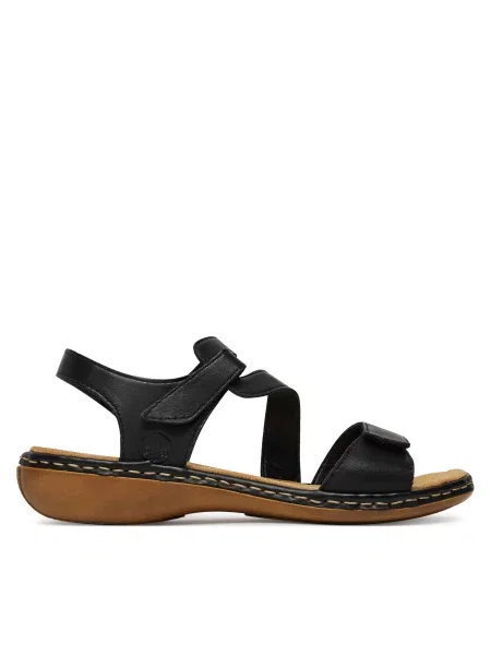 Rieker Sandale negru