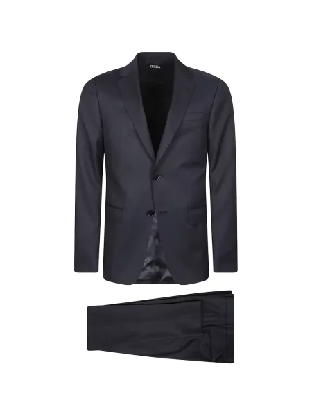 Costum Zegna de lână albastru