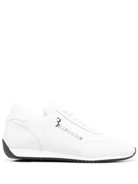 Sneakerși Billionaire din piele alb