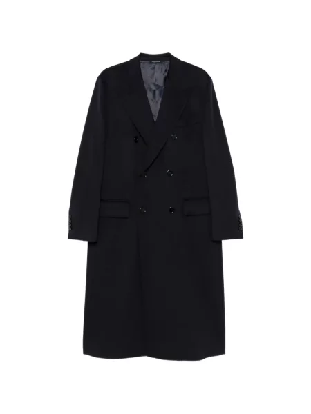 Palton Dolce & Gabbana cu două rânduri de nasturi albastru