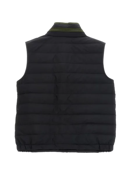Kamizelka puchowa dziecięca Moncler Enfant czarna
