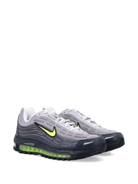 Iš natūralios odos retro stiliaus kelnės Nike apvaliu kaklu ruda