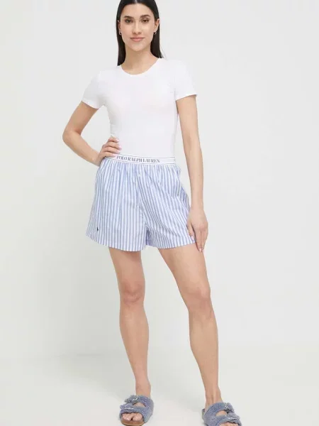 Plážové tričko Polo Ralph Lauren bílá