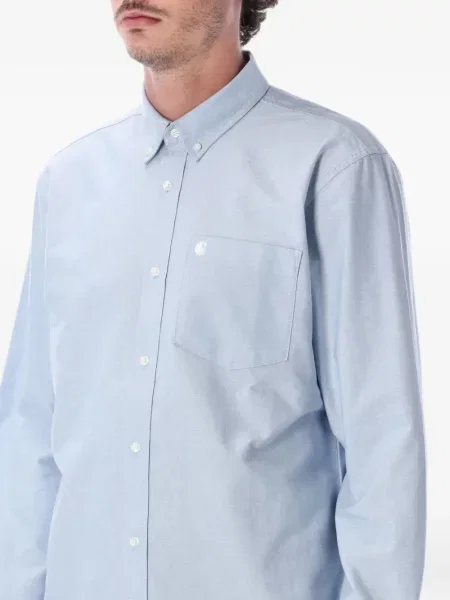 Košeľa Carhartt Wip modrá