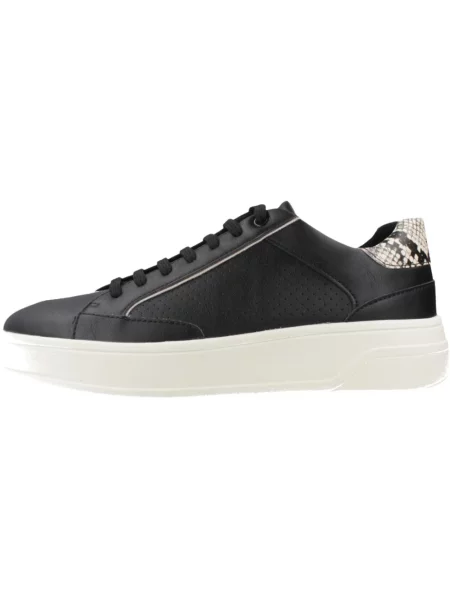 Sneakersy Geox skórzane czarne