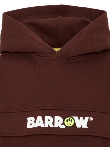 Bluza z kapturem dziecięca Barrow brązowa
