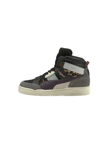 Pantofi Puma cu blană negru