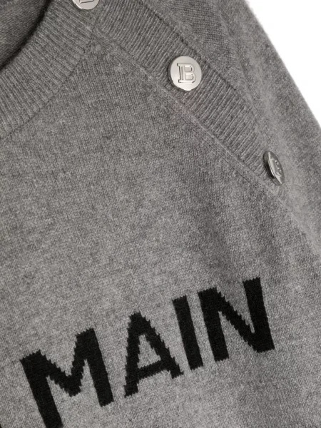 Sweter dziecięcy Balmain szary